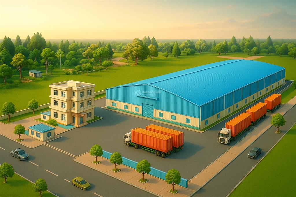 Cho thuê cụm kho 8000m2 tại khu công nghiệp tâm thắng  đắk nông