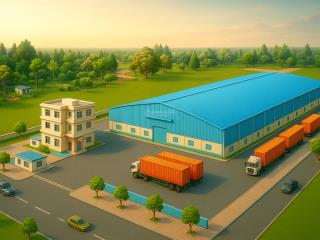 Cho thuê cụm kho 8000m2 tại khu công nghiệp tâm thắng  đắk nông