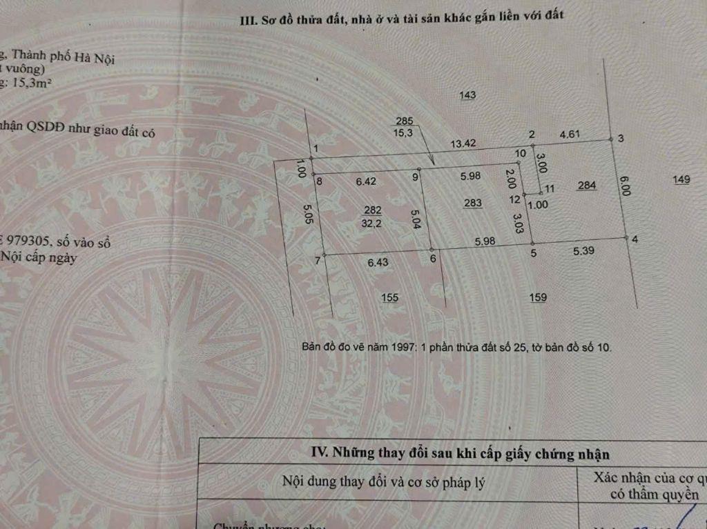 Chủ cần bán nhanh 32.2m2 lô góc Tổ 12 Đồng Mai. Giá rẻ 2.x tỷ