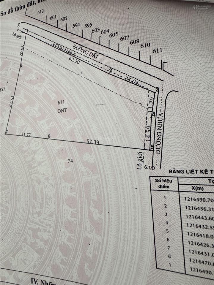 Chính chủ lô góc 3731m2 (thổ cư 3030m2) tại lê thị vui, củ chi, 13,5 triệu / m2