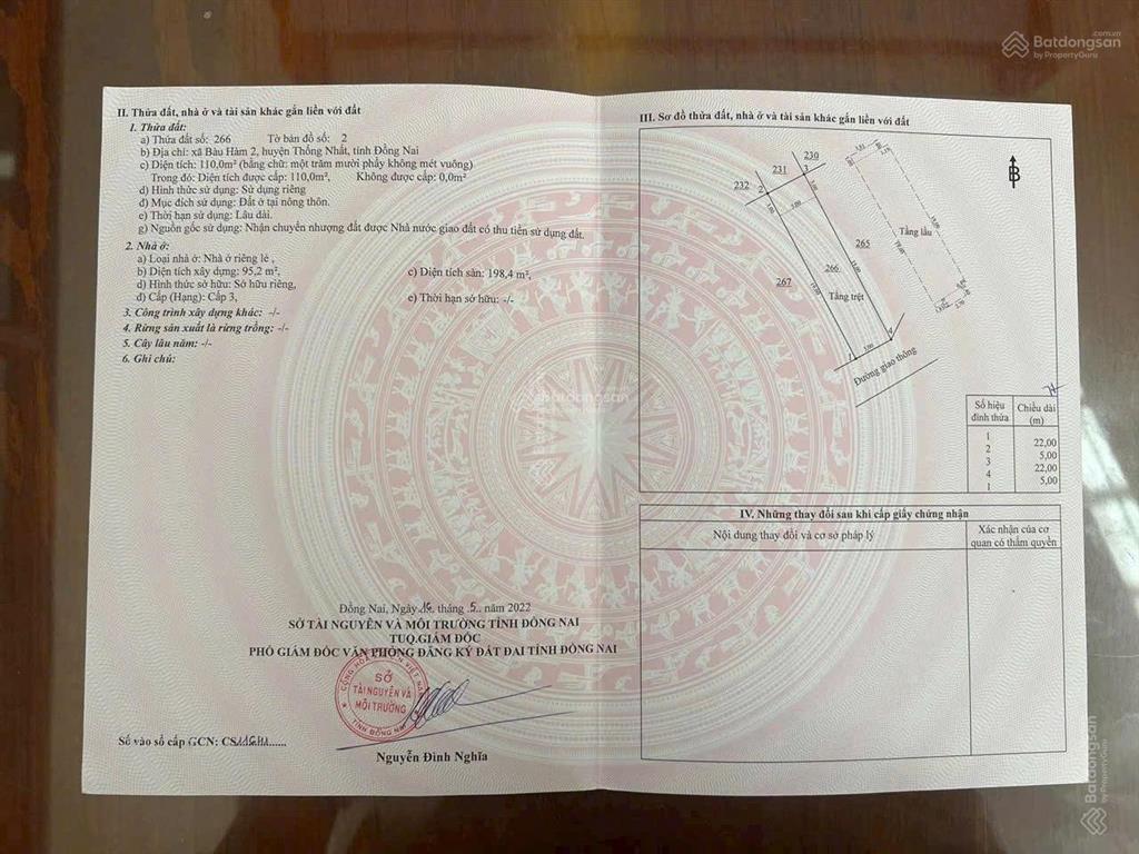 Bán gấp nhà 1 trệt 1 lầu, tại trung tâm dầu giây sổ hồng riêng