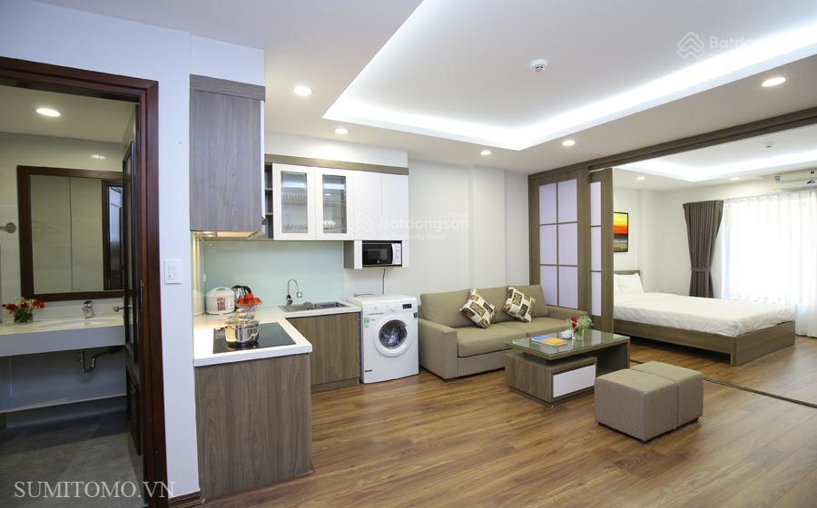 Chỉ 16triệu/tháng số 58 đào tấn  1 ngủ  55m2  full nội thất  có ban công thoáng, sáng tự nhiên