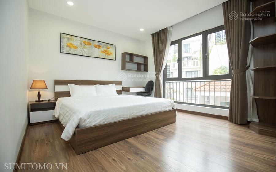 55m², 1 phòng ngủ  full nội thất, có dịch vụ  tòa nhà sumitomo 51/12 đào tấn  từ 14 triệu/tháng