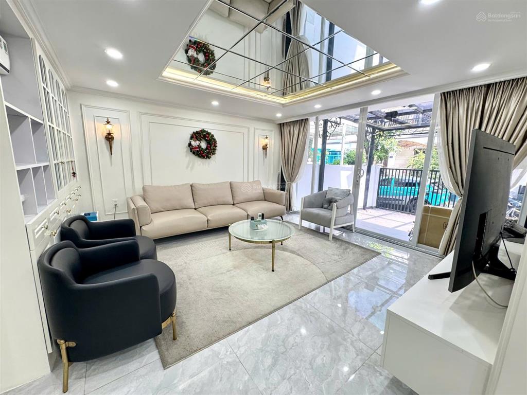 Cho thuê biệt thự mỹ thái  pmh, dt 126m2, 4pn nhà mới đẹp nội thất cao cấp. giá thuê 64tr/tháng