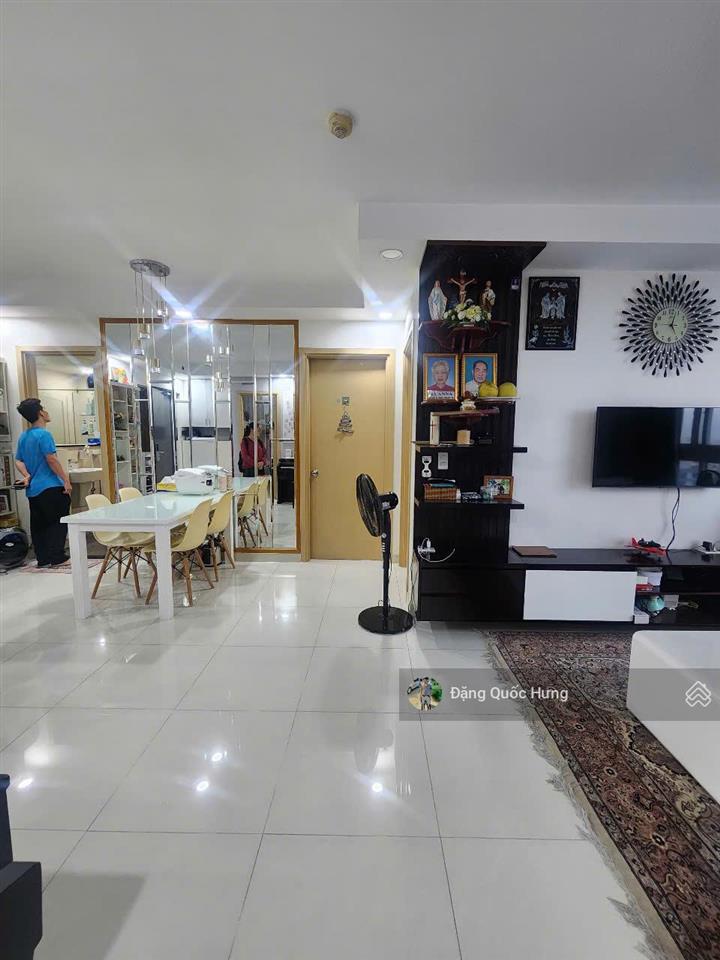 Cho thuê nhanh chung cư blue shapphire, quận 6, dt 75m2, 2pn ntcb giá 9,5tr/th ( t6 ở được )