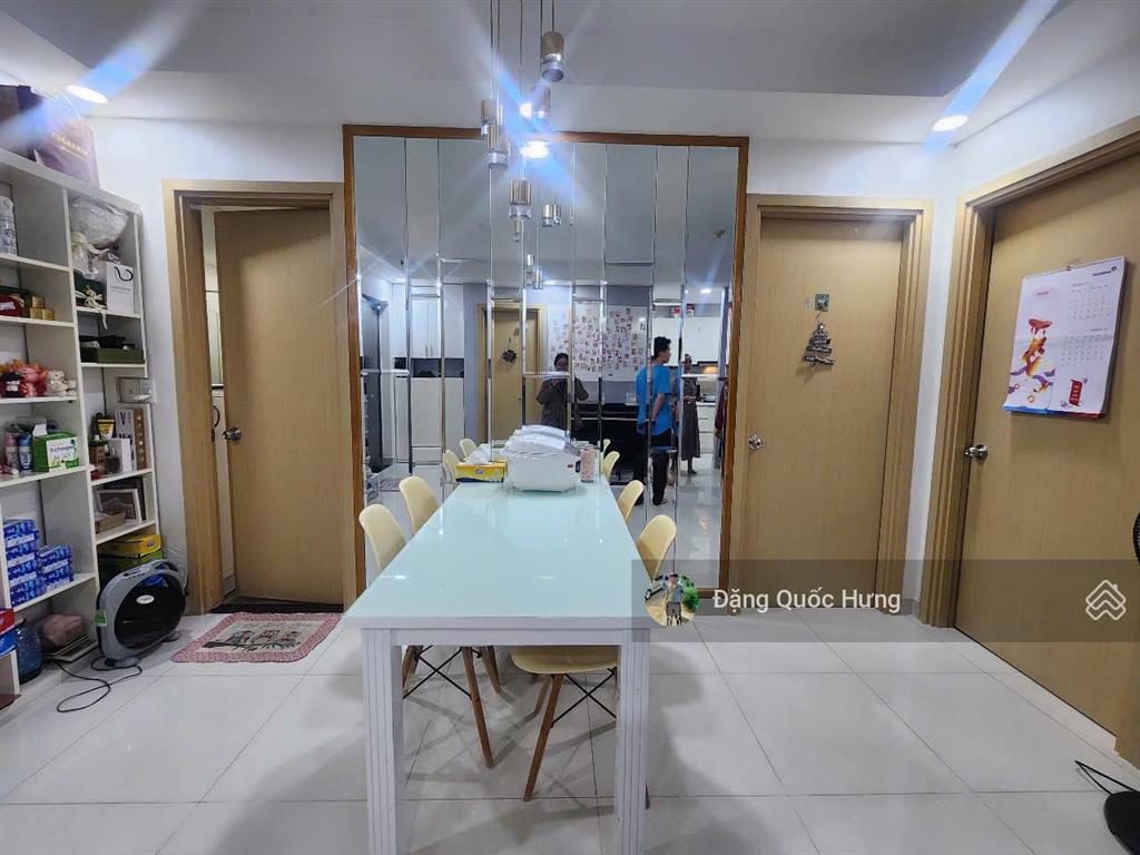 Cho thuê nhanh chung cư blue shapphire, quận 6, dt 75m2, 2pn ntcb giá 9,5tr/th ( t6 ở được )