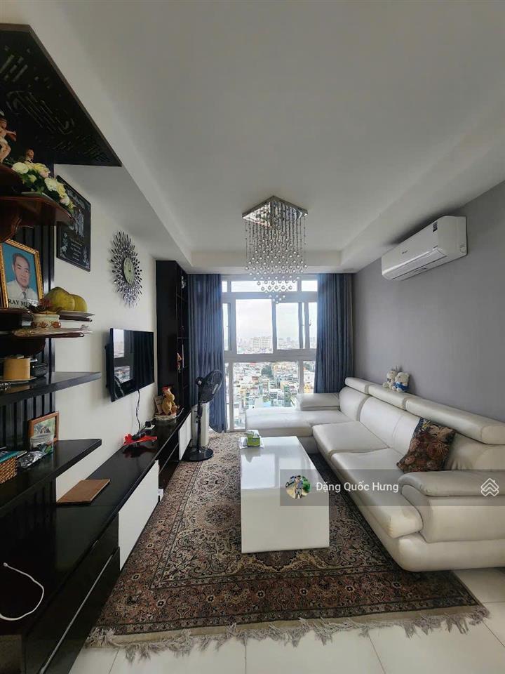 Cho thuê nhanh chung cư blue shapphire, quận 6, dt 75m2, 2pn ntcb giá 9,5tr/th ( t6 ở được )