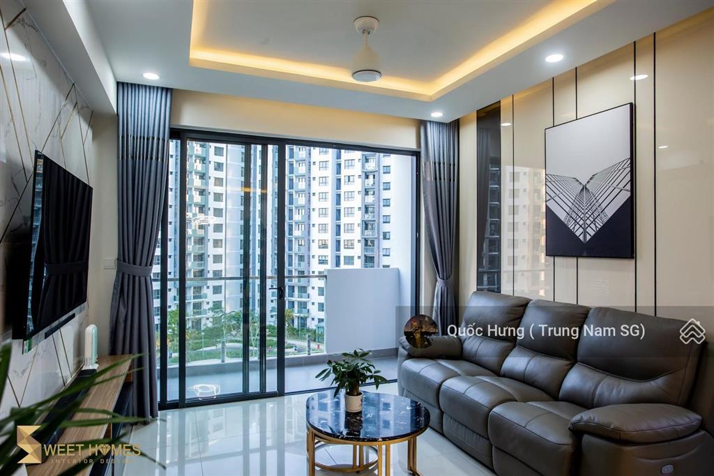 Cho thuê ch chung cư viva riverside, quận 6, 2pn, 2wc giá chỉ 12tr/th