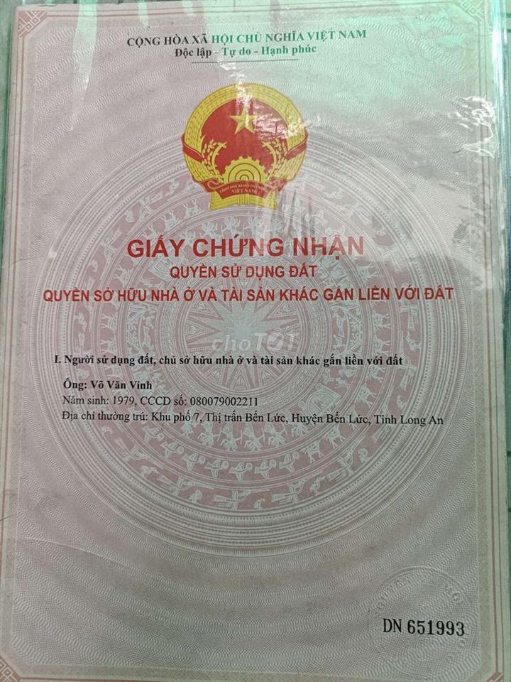 Cân Bán Đất Thổ Cư Long An 120M2