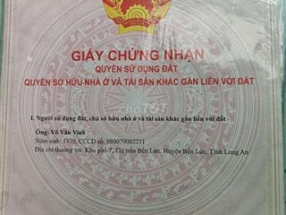 Cân Bán Đất Thổ Cư Long An 120M2