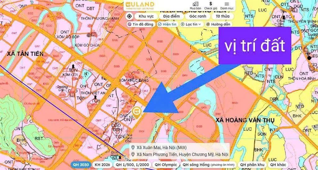 Không nhanh tay chỉ vào cà mau mới mua kịp! lô góc 84m2  mt 8m chương mỹ đối diện tổ hợp giáo dục
