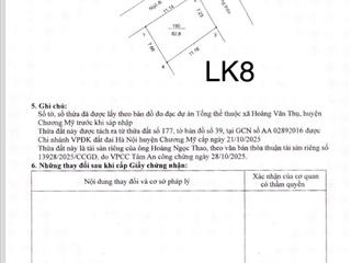 Không nhanh tay chỉ vào cà mau mới mua kịp! lô góc 84m2  mt 8m chương mỹ đối diện tổ hợp giáo dục