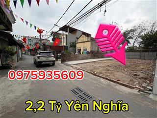 Bán gấp đất yên nghĩa 2,2 tỷ bao pháp lý, nằm sát debot metro 2a, sát trường cấp 2 và ubnd phường