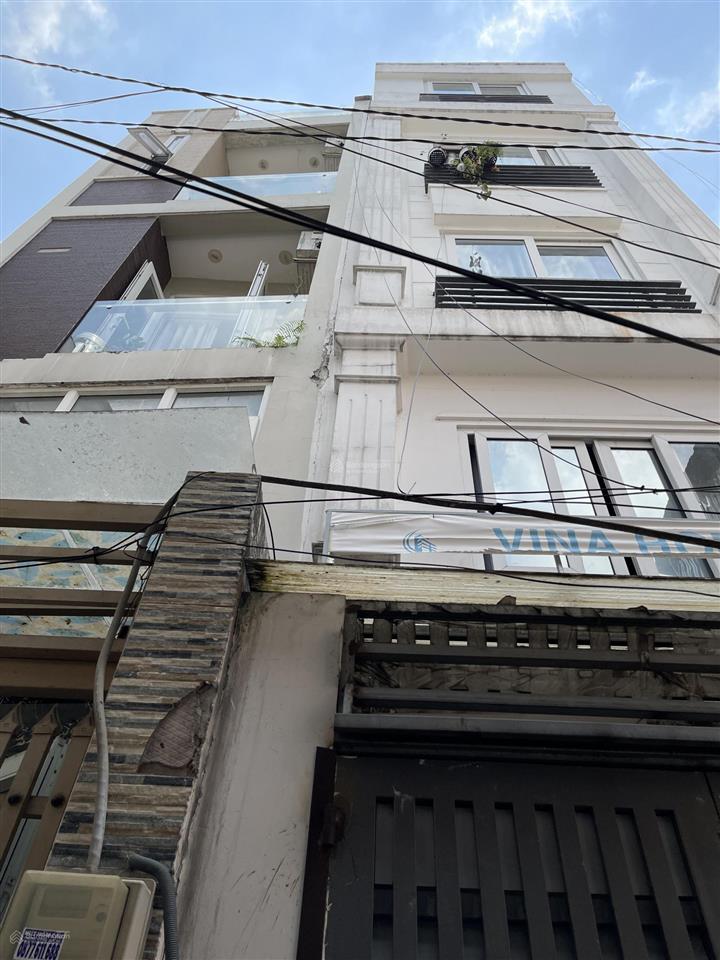 Nhà quận 3, 5 tầng, 8 phòng cho thuê, dòng tiền 45 triệu/tháng, sổ hoàn công đủ, giá chỉ 7.8 tỷ