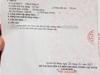 Bán nhà phú nhuận, hxh 7,2m, 2 tầng, 3 phòng ngủ, 2 mặt hẻm trước sau, sổ đẹp, giá chỉ 9.5 tỷ tl