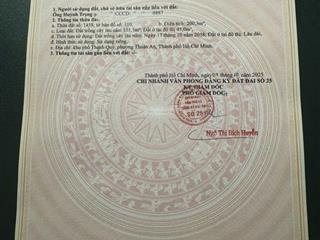 Bán đất mặt tiền kinh doanh an thạnh, ngang 5m