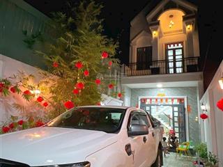 Gấp! nhà lầu trệt 146m2 ngang 5m full nt, đường thông ôtô né nhau, sân ôtô, hạ còn 2tỷ95 bớt lộc