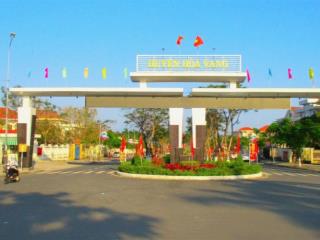 900m view cánh đông. hoà vang gân quốc lộ. trung tâm huyện. chợ.