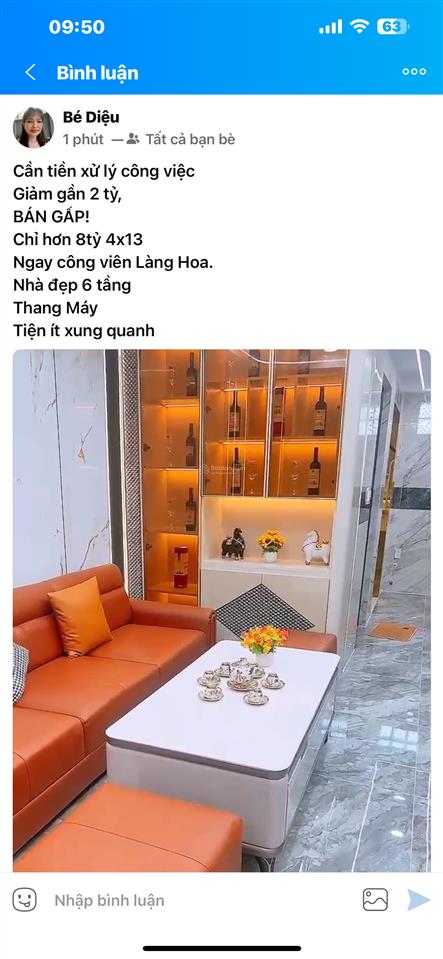 Bán nhà riêng 4pn, 5wc, 52m2 ở phường 11, gò vấp, có thang máy, hẻm xe hơi. 8,49 tỷ vnd