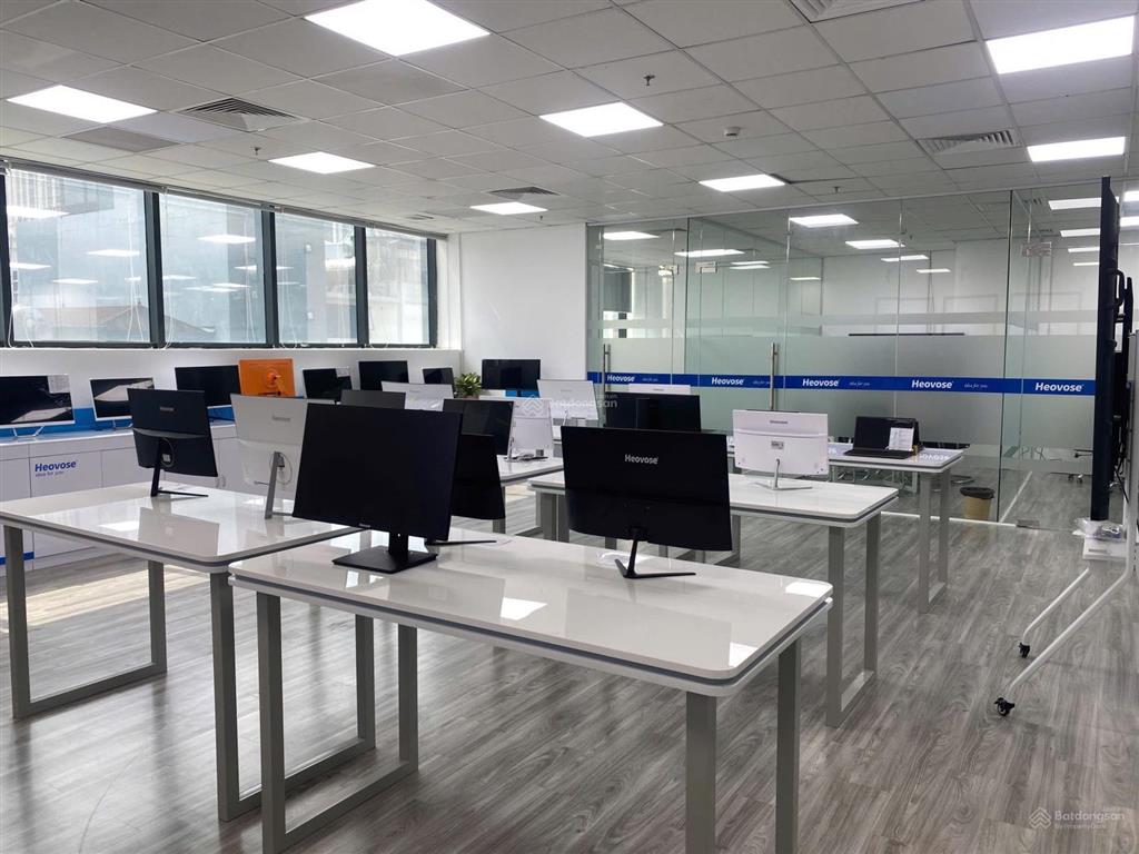Văn phòng 128.5 m2 tại toà yên hoà park view, 03 vũ phạm hàm cho thuê.