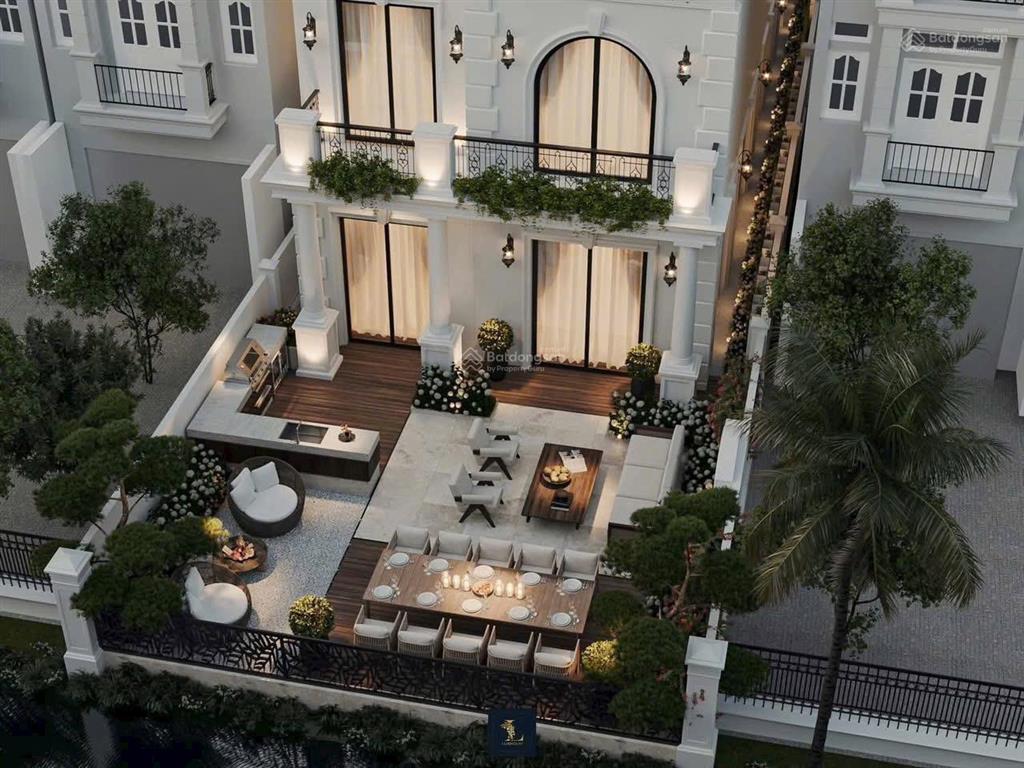 Bán nhanh biệt thự song lập đã xây, đường 15m. giá cả nhà và đất 93tr/m2