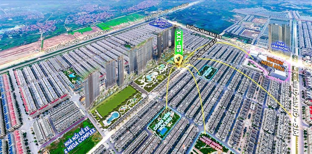 Bán căn góc siêu đẹp, siêu vip tại vinhomes đường sao biển dt 379m2.