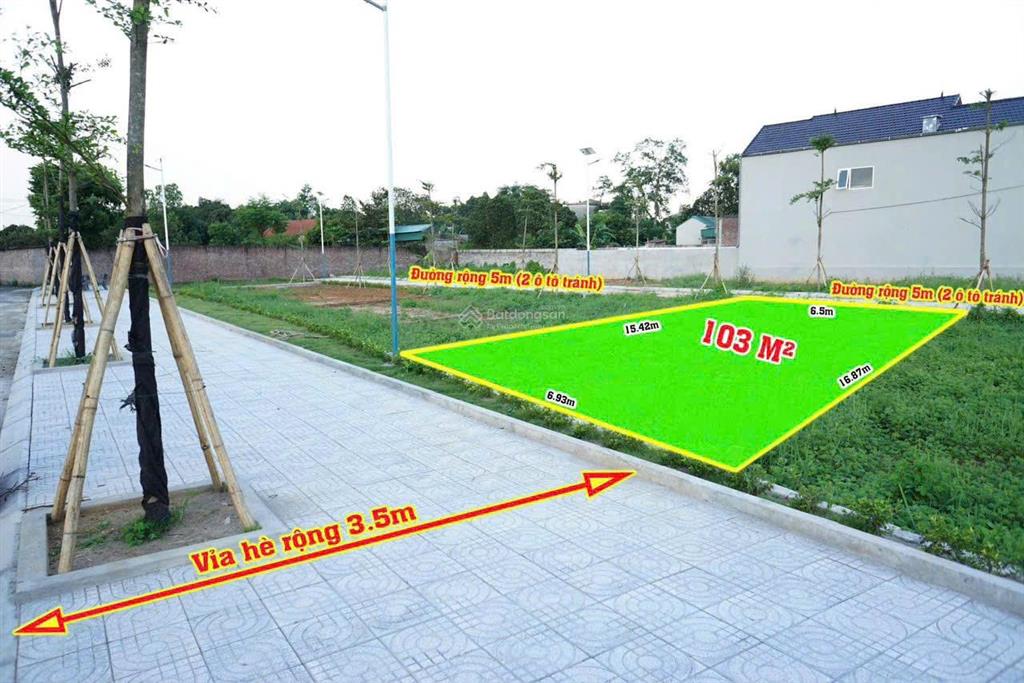 Bán đất 2 mặt đường có vỉa hè thôn 6 xã hòa lạc