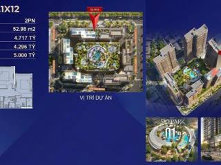 Căn 2 ngủ rẻ nhất dự án imperia sky park chiết khấu ~13,7%. hỗ trợ lãi suất 24 tháng