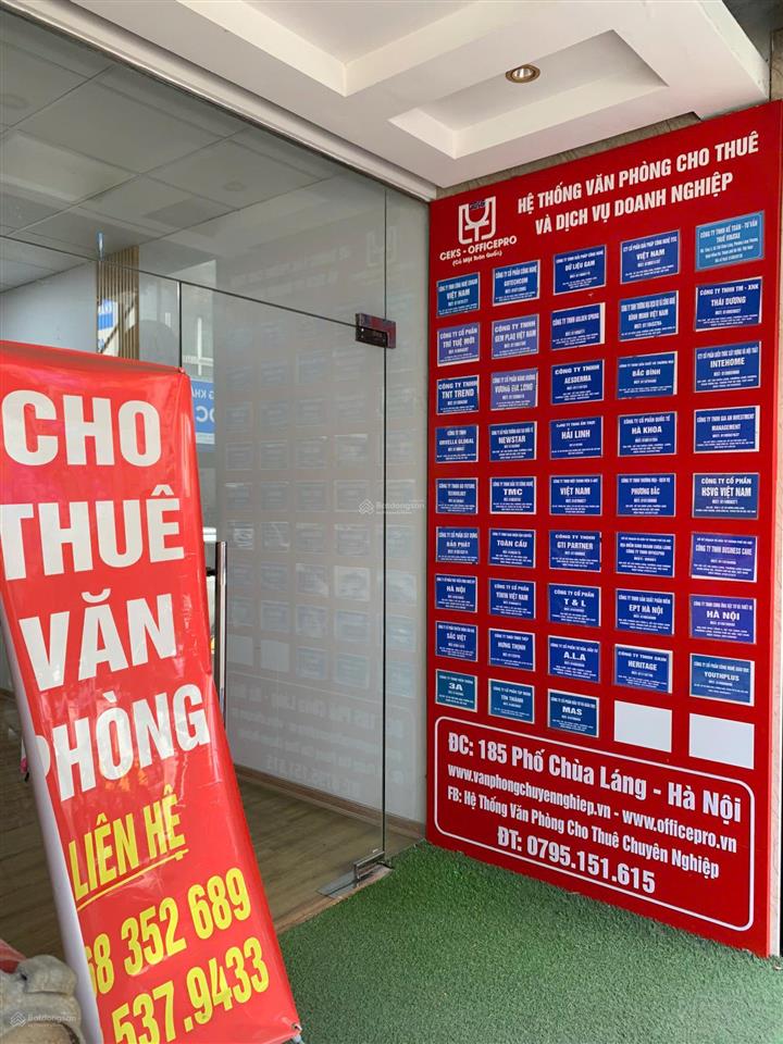 Văn phòng ảo chỉ từ 599k/tháng  địa chỉ đẹp tại chùa láng, hà nội