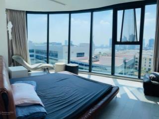 Cho thuê căn hộ vinhomes golden river 3pn  2wc, 121m2 vòng cung view sông giá tốt chỉ 42 tr/th