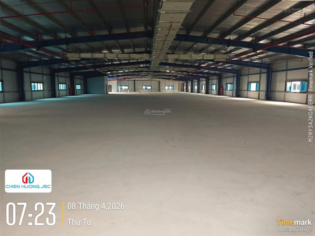 Cần cho thuê 3000m2 mới xây dựng trong kcn quế võ bắc ninh đầy đủ pccc, giấy tờ đầy đủ