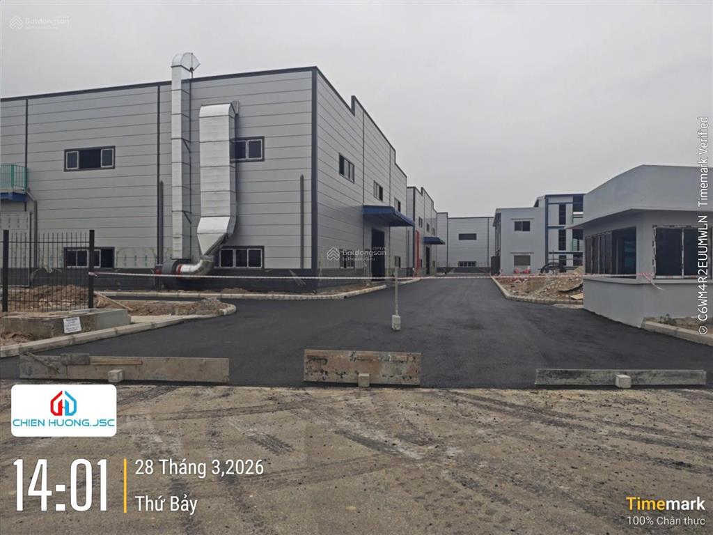 Cần cho thuê 3000m2 mới xây dựng trong kcn quế võ bắc ninh đầy đủ pccc, giấy tờ đầy đủ