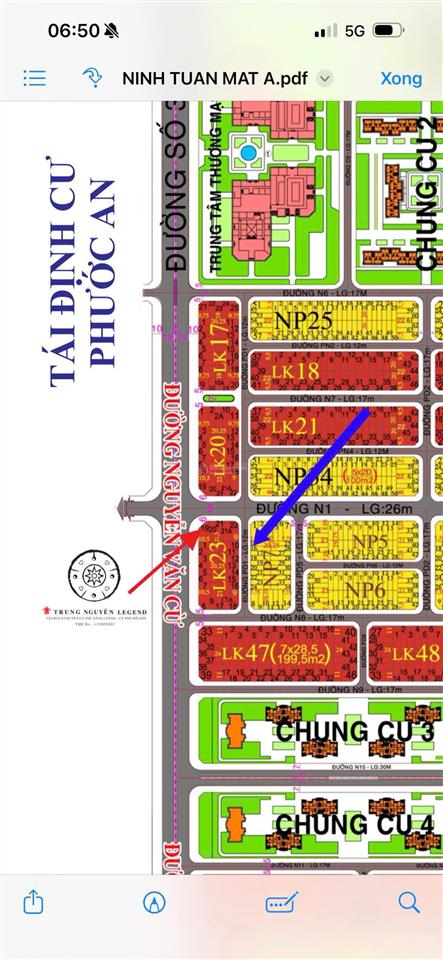 Bán lô đất dự án xdhn ô 16, gần đường 26m, khu xây noxh 100m2