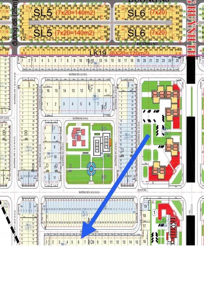 Bán đất khu nhà vườn thành hưng sổ sẵn chỉ 5,8tr/m2