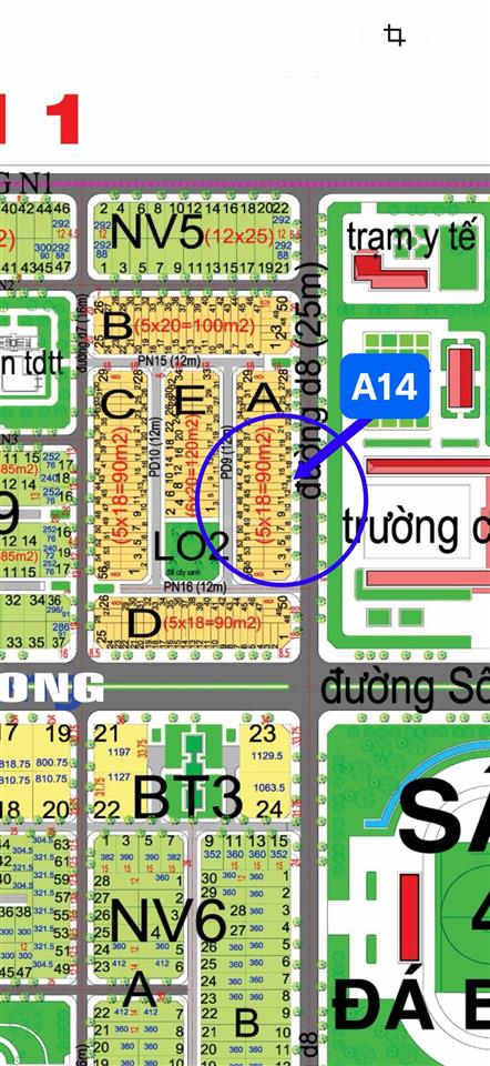 Cần bán nhanh đường 25m đối diện trường học dự án hud nhơn trạch