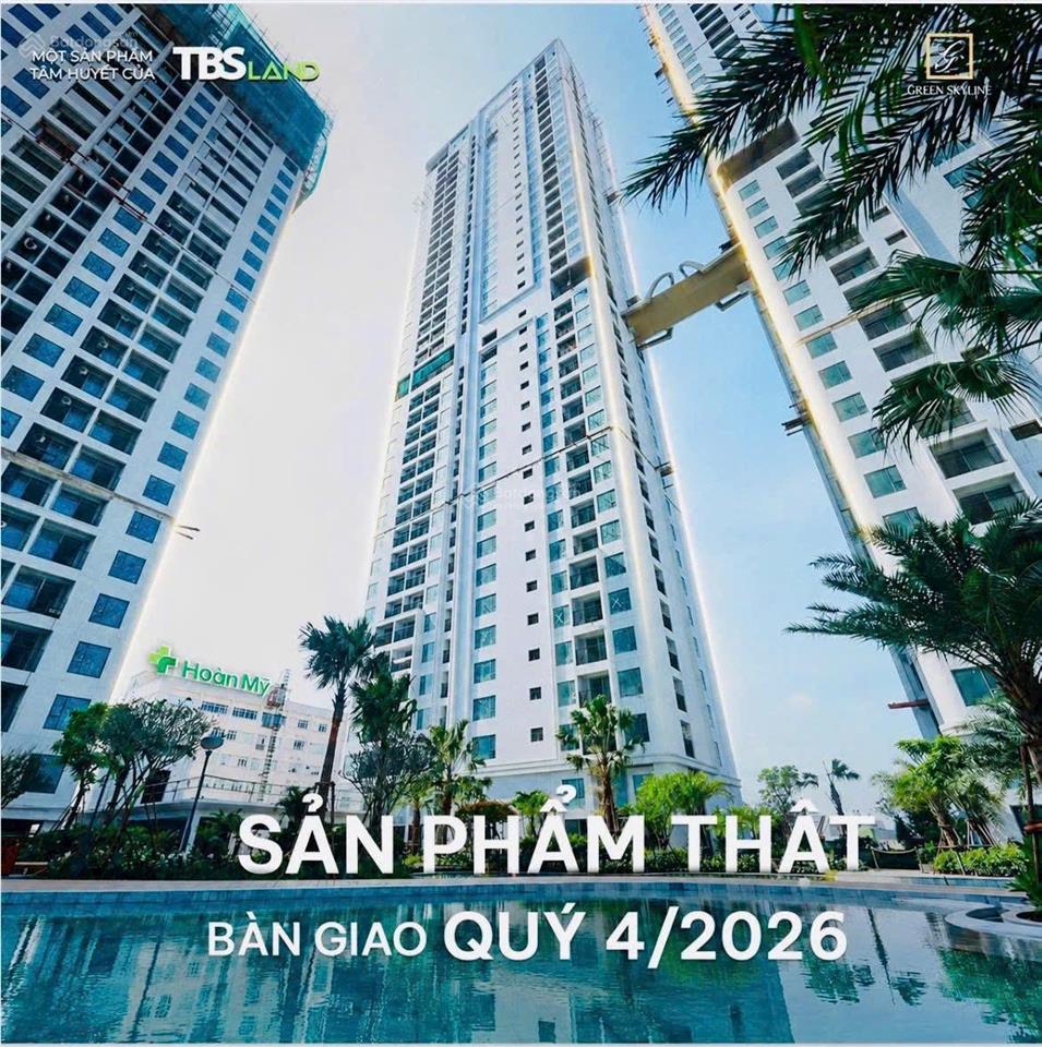 Một căn hiếm có 2pn, 66m2, tặng full nội thất, tầng 10 view hồ bơi, công viên, ck lên đến 17%