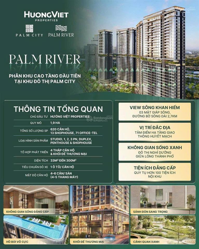Đăng ký ngay  nhận thông tin nhanh đợt 1 về quỹ căn đẹp tại palm river ms thảo nguyễn