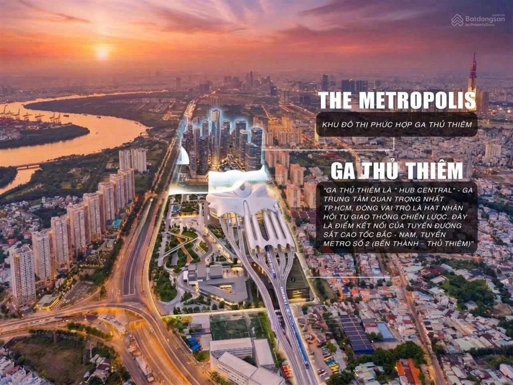 Mở bán căn hộ 4 phòng ngủ cao cấp the metropolis thủ thiêm  vị trí vàng kế cận siêu nhà ga metro