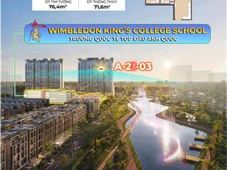 2pn giá tốt nhất dự án  view sông, nhạc nước, trường học kings college school  0395 393 ***