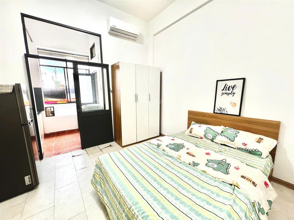 1pn tách bếp thảo điền q2  phòng rộng 45m2 full nội thất, giờ giấc tự do, an ninh, giá siêu tốt