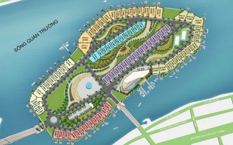 Chỉ 42 triệu/m2 sở hữu ngay lô đất view sông, đảo hoa sen (lotus island) nha trang
