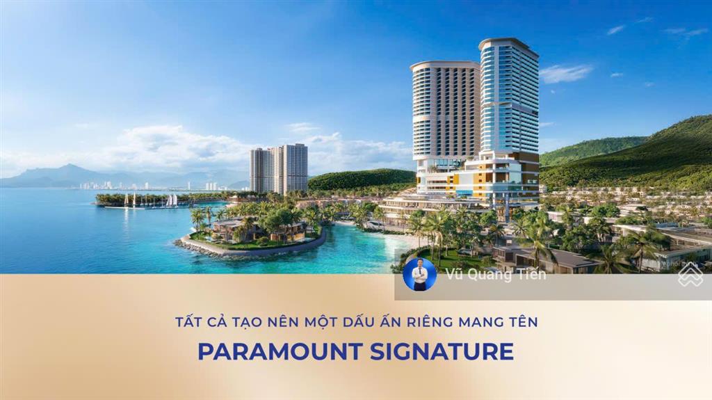 Bán căn hộ nghỉ dưỡng 5 sao paramount signature trung tâm libera nha trang