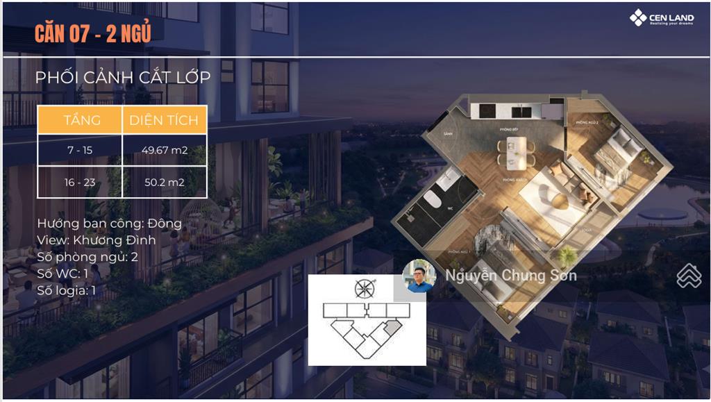 Bán căn hộ 2pn tại động lực tower, 5,872 tỷ, 50m2, nhiều tiện ích hàng hiếm