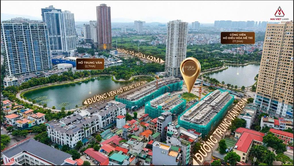 Bán shophouse central lakeside, giá thỏa thuận, 110m2, 5 tầng chính chủ