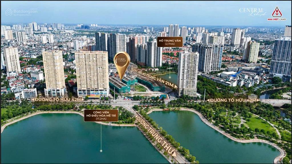 Bán shophouse central lakeside, giá thỏa thuận, 110m2, 5 tầng chính chủ