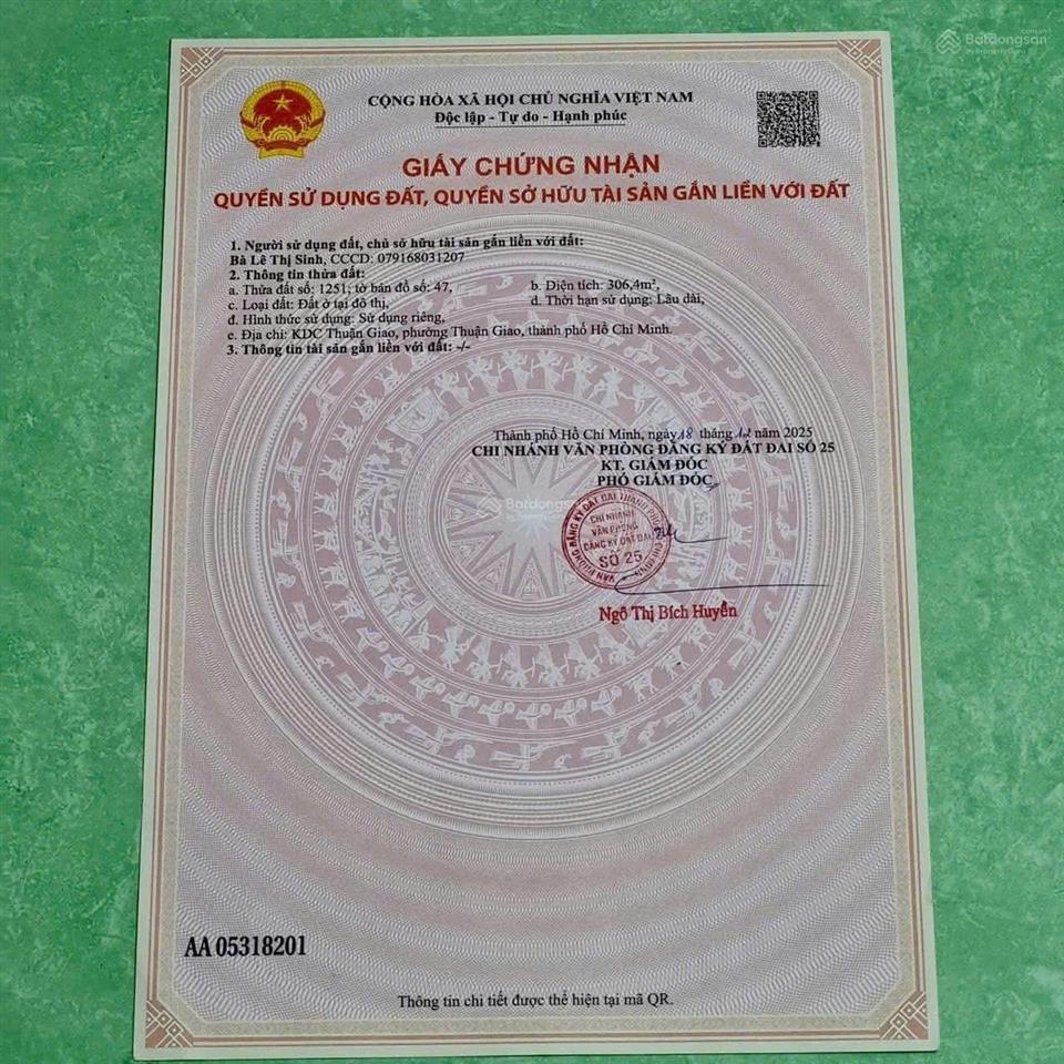 Bán gấp nhà góc 3 mặt tiền hàng thơm hiếm có tại phường thuận giao
