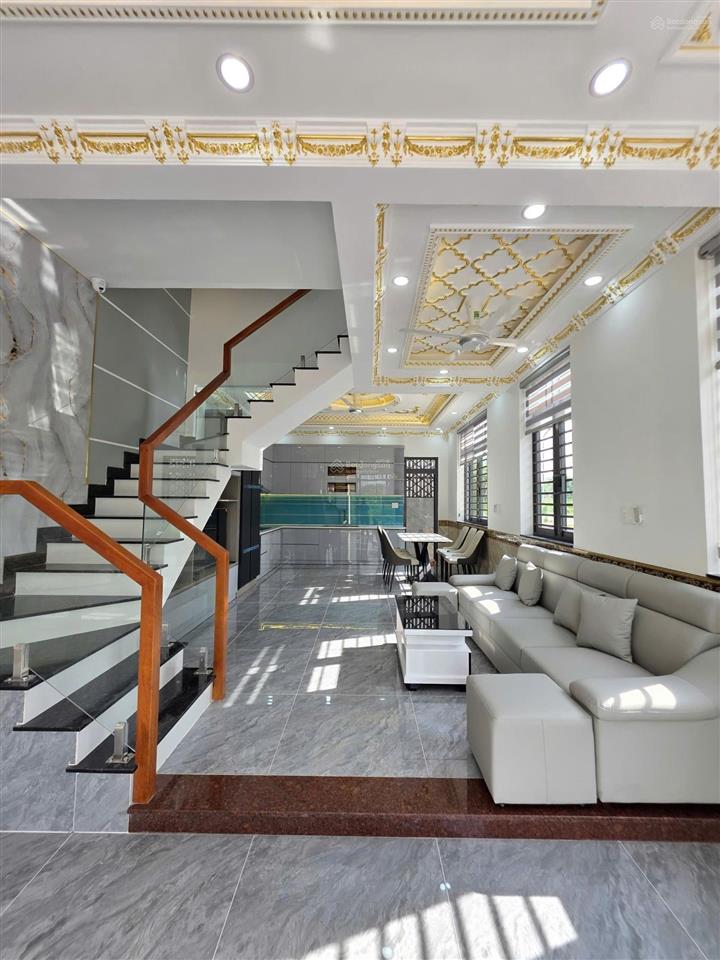 8,2tỷ tl nhà mới 63.4m2 góc 2 mt full nội thất, gần làng đại học quốc gia, p.bình an, tp.dĩ an