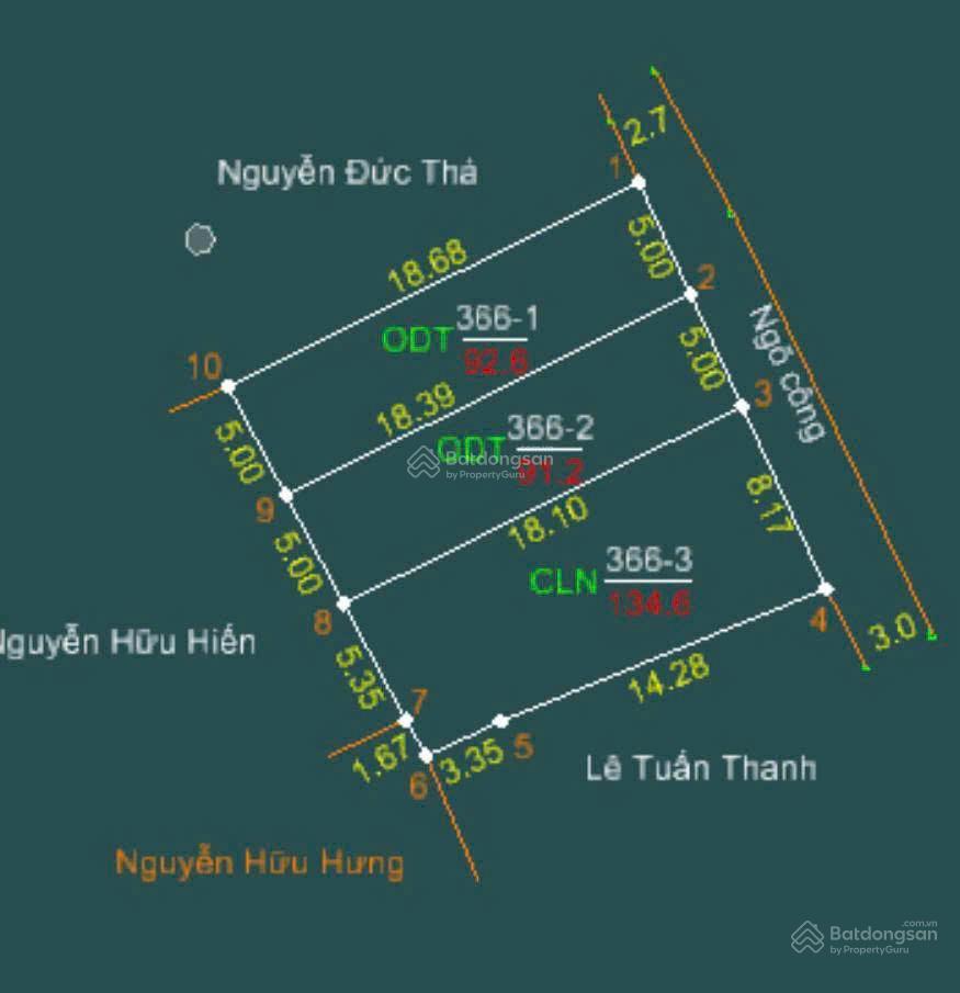 Đất trung tâm huyện chương mỹ dt 91,2m²  ngay trường học, trạm y tế, chợ  giá 3,4 tỷ