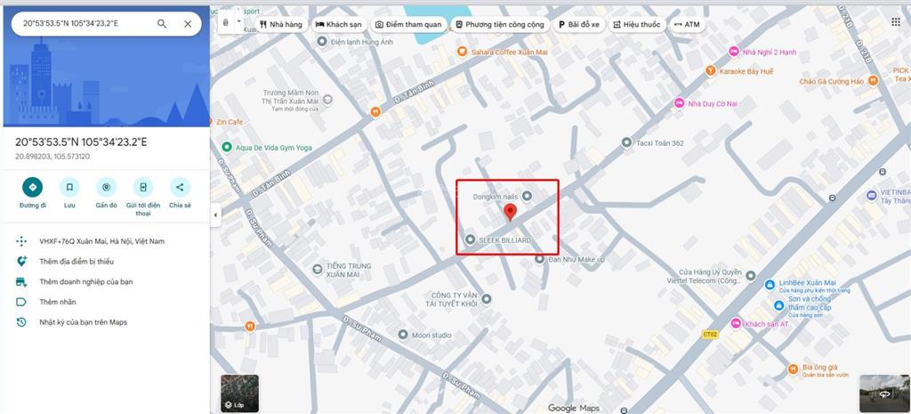 Siêu phẩm lô góc 2 mặt thoáng  phù hợp kinh doanh  trung tâm xuân mai giá chỉ 2. x tỷ dt 50.5m2