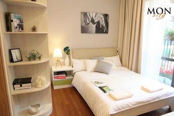 Bán cc mon city, 6 tỷ vnd, 67m2, 2pn, 2wc, tây bắc, đông nam